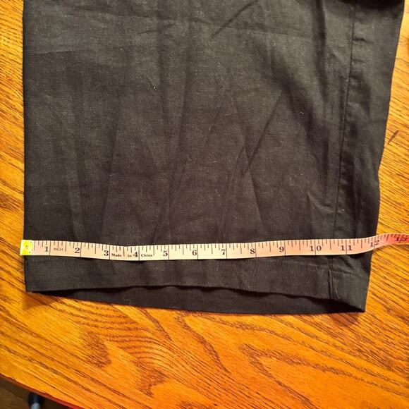 Old Navy Womens High Rise Wide Leg Pants Sz XXL Black Linen Blend Comfort NWT - Picture 10 of 11